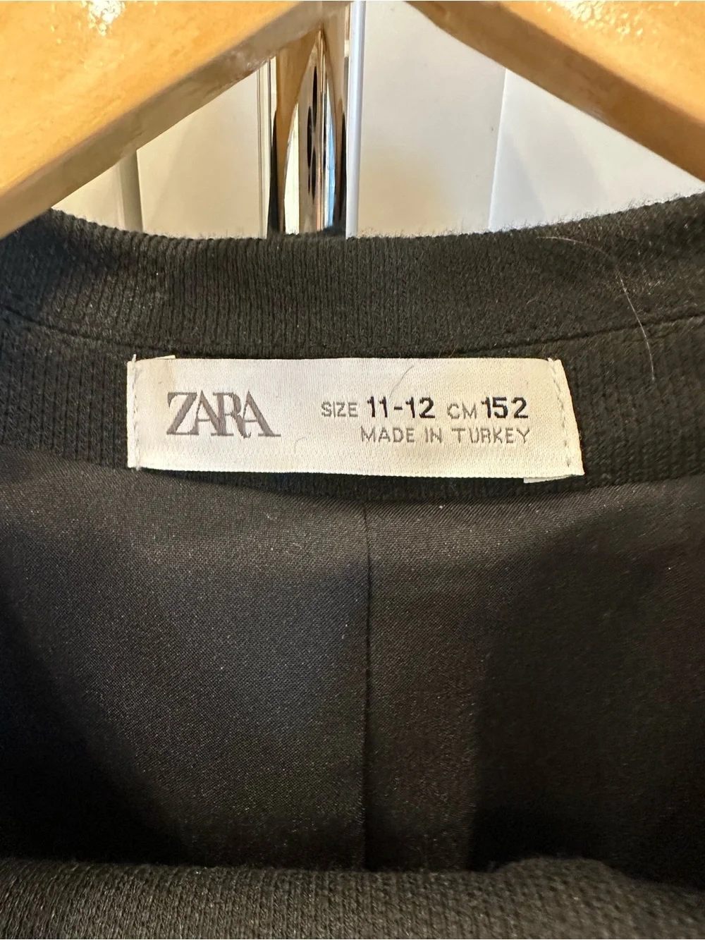 Boys’ Suit - Zara - Black Blazer and Pants - Size 11/12 EUC